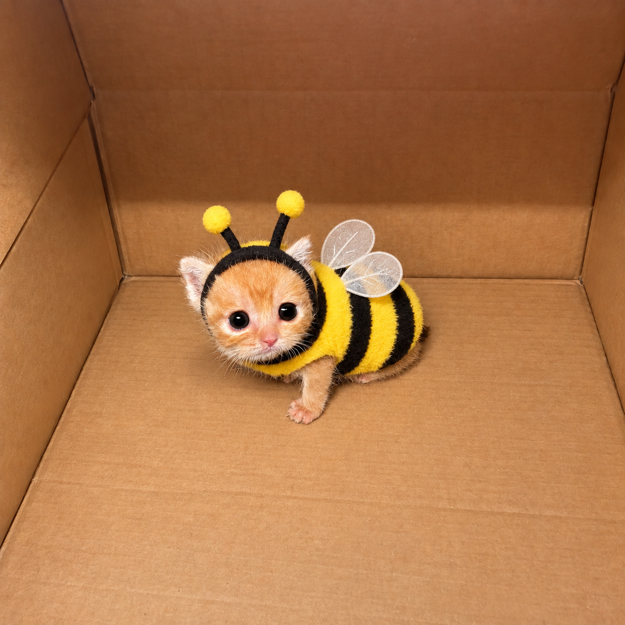 KIT dressed as Bumblebee
